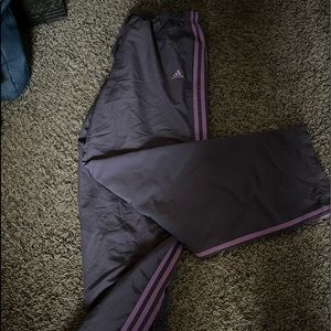 adidas purple tracksuit pants